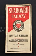 1942 Vintage Seaboard Railway Timetables War Time Wwii Train Schedules - £36.85 GBP