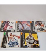 Playstation 1 Games Lot NOT TESTED NBA Live Shoot Out March Madness Final Four - $9.49
