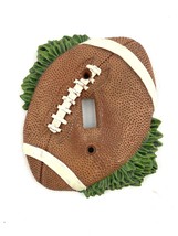 Football Light Switch Plate Cover Outlet Textured Single Switch Sports B... - £10.07 GBP