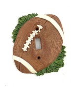 Football Light Switch Plate Cover Outlet Textured Single Switch Sports B... - £9.91 GBP