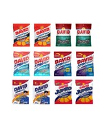 4x David Jumbo Sunflower Seed Bags Variety Flavor 5.25oz Mix &amp; Match Fla... - $27.94 CAD