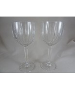 2 Marquis Waterford Omega Crystal Glasses All Purpose Wine Glass Goblet ... - £34.93 GBP