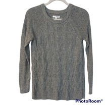 Women&#39;s Sonoma Grey Long Sleeve Knit Sweater Size Small - £11.05 GBP