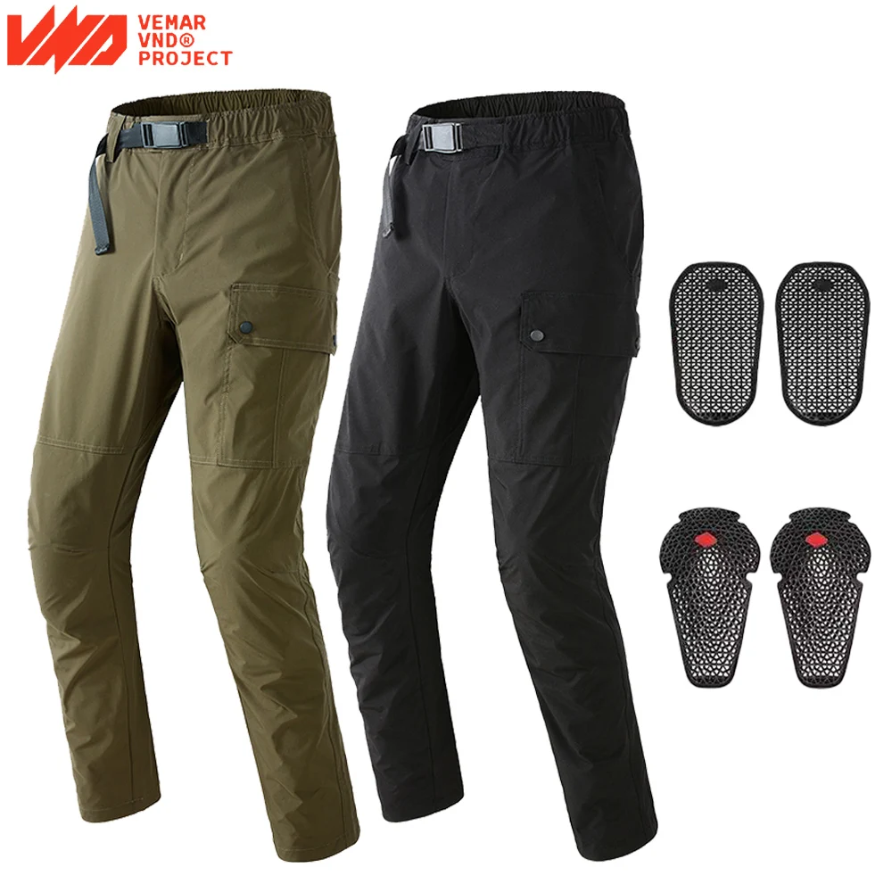 Men Motorcycle Pants Summer Breathable CE Protection Motorbike Safety Tr... - £114.21 GBP