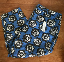 Lane Bryant Womens Modernist Collection The Lena Blue Floral Ankle Pants... - $29.67