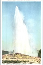 Old Faithful Yellowstone Park Montana Postcard - £5.39 GBP