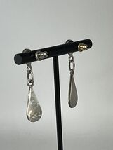 Zuni Pueblo Artist Signed SKJ Inlay Earrings - Rare - $91.08