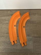 VTG HOT WHEELS 2 LANE CURVE TRACK 2 SECTIONS 1969 DUAL LANE CURVES 6477-... - $35.00