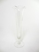 Vintage Crystal Tulip Trumpet Bud Vase – 1940s - £58.18 GBP