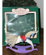 1987 Hallmark Keepsake Ornament ROCKING HORSE 7th in Collectible Series Xxt - $14.90 CAD
