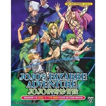 Jojo&#39;s Bizarre Adventure Season 1-6 (1-176End+Live Action)Eng. Dub SHIP FROM USA - £52.34 GBP