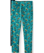 Wonder Nation Girls Tough Cotton Leggings Size X-Small (4-5) Green W Tigers - £7.74 GBP