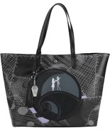 Disney The Nightmare Before Christmas Jack &amp; Sally Tote Bag - £42.19 GBP