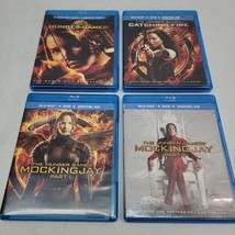The Hunger Games (Blu-ray) 4 Movie Bundle Lot - Jennifer Lawrence - £11.45 GBP