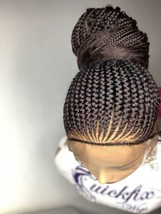 Braided wig Updo, Box Braids,Full Lace braided wig,Braidedwig, Black Wom... - $168.30
