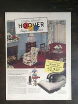 Vintage 1939 Hoover Vacuum Full Page Ad 622 - $6.92