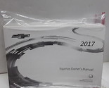 2017 CHEVROLET CHEVY EQUINOX OWNERS MANUAL 17 - $68.91