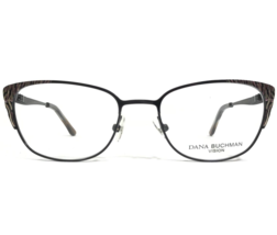 Dana Buchman Eyeglasses Frames GLENNORA BK Black Cat Eye Full Rim 50-17-130 - £29.39 GBP