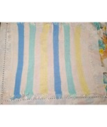 Cozy Baby Single Crochet Stitch Blanket Afghan 40x48 - Blue,White,Yellow... - $166.17 MXN