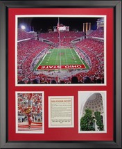Ohio Stadium Framed Photo Collage, 16&quot; X 20&quot;, Legends Never Die Ohio State - $90.98