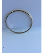 Thin Silver Tone/Gold Plated Bracelet - Width Approximately 1/8&quot; - £11.38 GBP