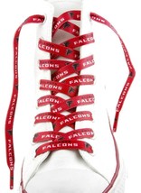 Atlanta Falcons Shoe Laces Strings NFL Team Colors 54&quot; One Pair Lace Ups - £8.88 GBP