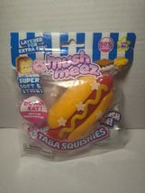 TABA Squishies  Large HOTDOG Mush Meez Stress Super Soft Squishy Sensory... - $14.84