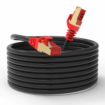 Outdoor Ethernet Cable 200 Ft, Cat 7 Ethernet Cable 26Awg Heavy Duty Cat7 Outdoo - £71.11 GBP