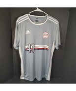 DAVE MATTHEWS BAND Tour SOCCER SHIRT L Gray Jersey Music Carter BEAUFORD... - $72.96 CAD