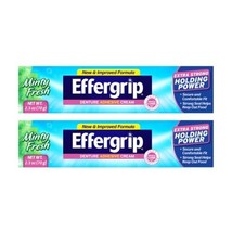 Effergrip Denture Adhesive Cream Extra Strong Holding Power 2.5 oz. Pack... - $12.86
