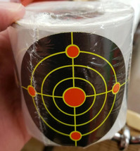 250ct 3&quot; Target Paper Splatter Target Sticker Shooting Training Adhesive Paper - £10.66 GBP