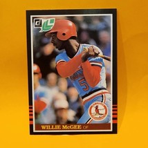 1985 Leaf Donruss #125 Willie McGee St. Louis Cardinals Baseball Card - £1.22 GBP