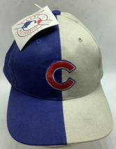 Chicago Cubs Vintage 90&#39;s Twins Enterprise Two Tone Snapback Cap Hat - £43.98 GBP