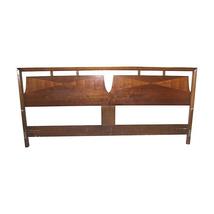 Mid-Century Walnut Headboard, John Stuart Attributed-King Size Vintage - $1,312.50