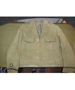 Original WWII Vintage IKE Wool Uniform Jacket BRIGADIER GENERAL OFFICER ... - €196,31 EUR