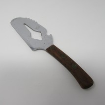 Vintage Klever Kleever Meat Cleaver Multi-Purpose Tool 11&quot; Stainless Woo... - $18.01 CAD