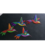 Sunny Barrel Flower Wing Hummingbird Metal Wall Art. Indoor or Outdoor. ... - $23.79