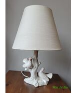 Unique Italian Ceramic White Dove and Tree Lamp - $114.00