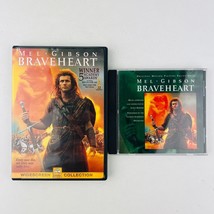 Braveheart Widescreen Collection DVD &amp; CD Soundtrack Mel Gibson, Sophie Marceau - £8.92 GBP