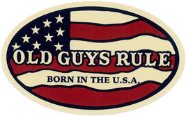 2 Pieces Set | Old Guys Rules | Hard Hat Sticker | Decal | Helmet Label Rude Fun - £6.35 GBP