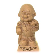 Vintage Wise Guys Carlton Cards World&#39;s Greatest Grandpa Figurine 1970&#39;s USA - £5.82 GBP