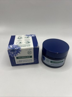 Klorane Water Sleeping Mask with Cornflower &amp; Plant-Based Hyaluronic Aci... - £18.13 GBP