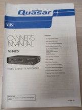 Quasar VH45 VHS player Manual Only Replacement VCR Original - £12.40 GBP