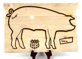Vintage Mfa Arnold The Pig Tylan Wood Cutting Board New Sealed - £94.73 GBP