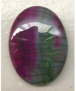 Dragon Veins Rose and Green 40x30mm, 30x40mm stone cab cabochon, agate, ... - €6,03 EUR