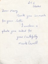 Mark Powell Emergency Ward 10 TV Show Antique Hand Signed Letter - £10.41 GBP