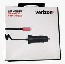 Verizon Micro Usb Quick Charge Car Charger - Black (VPCQC3MICR-M1) - £6.22 GBP