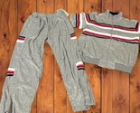 NWT Gray Velour Track Suit Unisex Youth Size Small Y2K - £10.61 GBP
