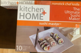 Sushi Master The Ultimate Sushi Maker Kit Rice Roll Mold Kitchen DIY + K... - $23.75