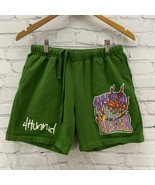 4 Hunnid Shorts Mens Sz S Green Stretch Athletic  - £15.70 GBP